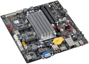 ECS показала несколько материнских плат форм-фактора Mini-ITX. Фото.