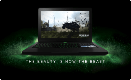 Razer обновила игровой ноутбук Blade. Фото.