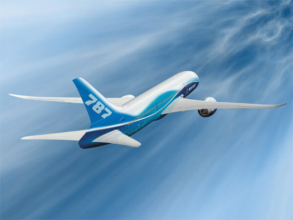 Элон Маск забраковал батареи самолета Dreamliner 787. Фото.