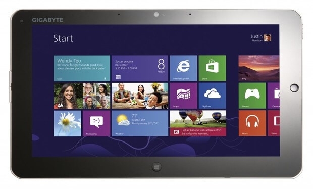 #CES | Gigabyte показала два Windows 8 планшета. Фото.