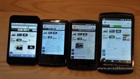 Archos нацелилась на рынок смартфонов. Фото.
