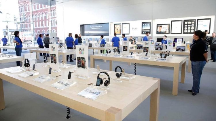 Apple головного мозга: под патенты подпадают даже магазины