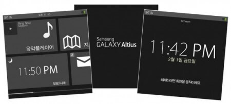 «Умные» часы Samsung работают под управлением ОС AltiusOS. Фото.