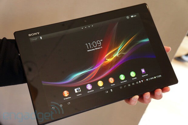 Sony Xperia Tablet Z: во втором квартале по цене 499 долларов. Фото.