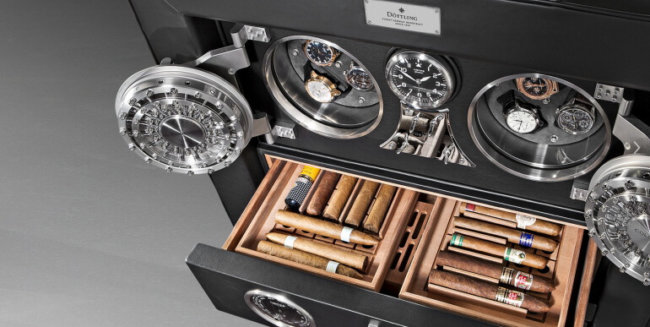 Сейф Döttling Fortress: надежен как танк, красив как роскошные швейцарские часы. Фото.