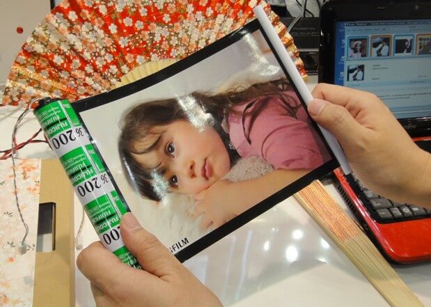 Fujifilm создала технологию гибких динамиков. Фото.