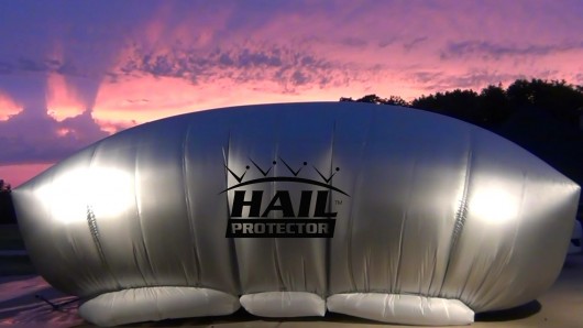 Hail Protector — Внешняя «подушка безопасности» для автомобиля. Фото.