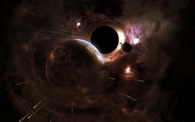 #чтиво | Представьте: черная дыра в Солнечной системе. Фото.