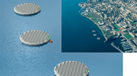 В Швейцарии появятся солнечные острова. Фото.