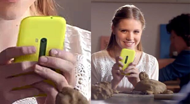 Таинственный желтый смартфон Nokia. Фото.