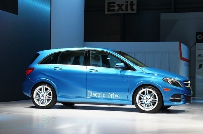 Mercedes представила первый электромобиль B-Class Electric Drive. Фото.