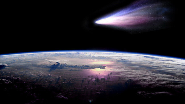 Динозавров погубила комета, а не астероид. Фото.
