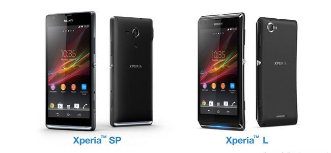 Официальный анонс смартфонов Xperia SP и Xperia L: Sony наносит двойной удар. Фото.