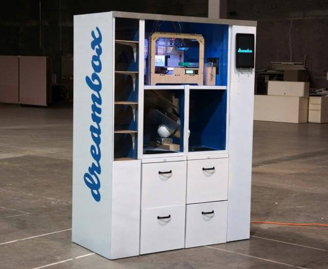 Вендинговый аппарат Dreambox сделает 3D-печать еще доступнее. Фото.