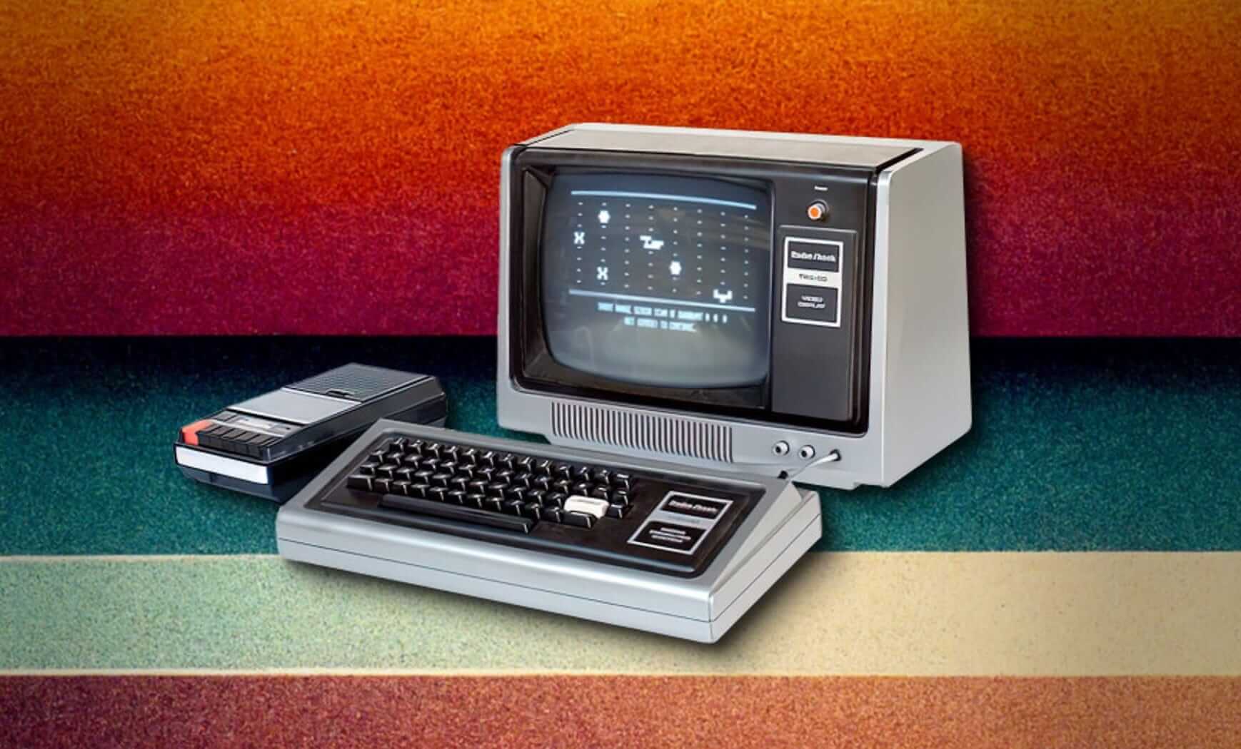 #чтиво | Radio Shack TRS-80. Дисплей в цене. Раньше были такие компьютеры, не удивляйтесь. Фото.