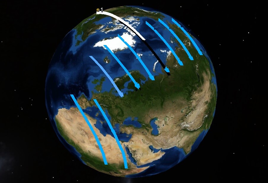 Сдвиг полюсов. Всегда ли северный и южный полиса находились там где сейчас? Фото.