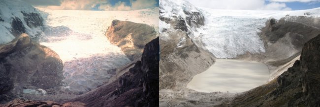 Глобальное потепление: как тает самый большой ледник на Земле. Фото.