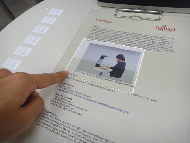 Интерактивная система Fujitsu: оцифруй свою реальность. Фото.