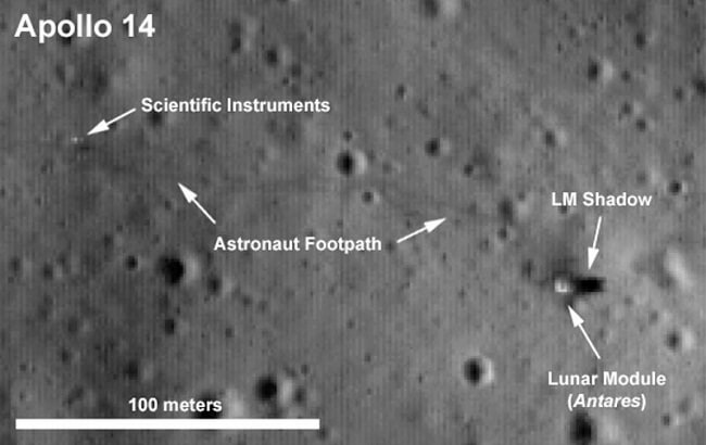 Следы Аполлона на Луне