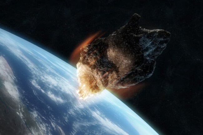 Что произойдет, если на Землю упадет гигантский астероид? Фото.