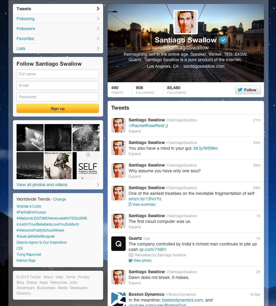 Сантьяго Суоллоу