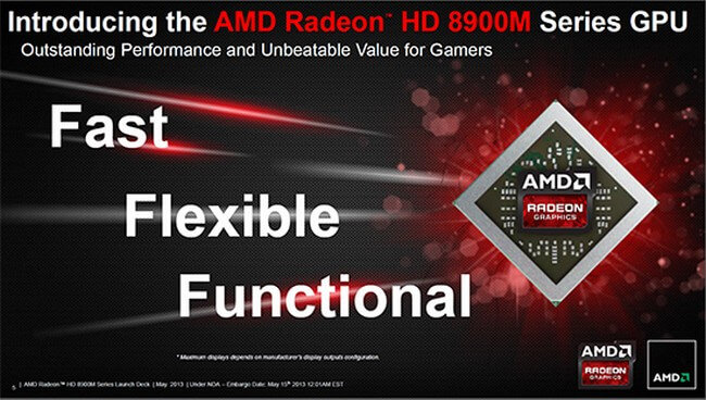 AMD Radeon HD 8970M: самая быстрая мобильная видеокарта в мире. Фото.