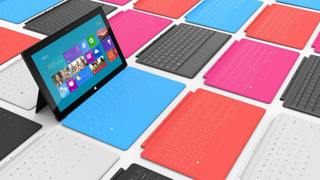 Стоимость следующего поколения Microsoft Surface RT составит 250 долларов. Фото.
