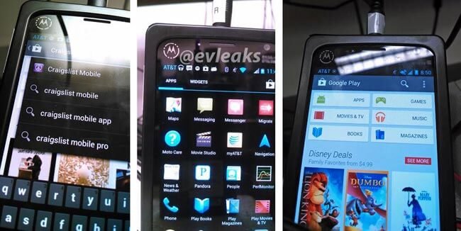 Предполагаемые фотографии смартфона Motorola X Phone. Фото.