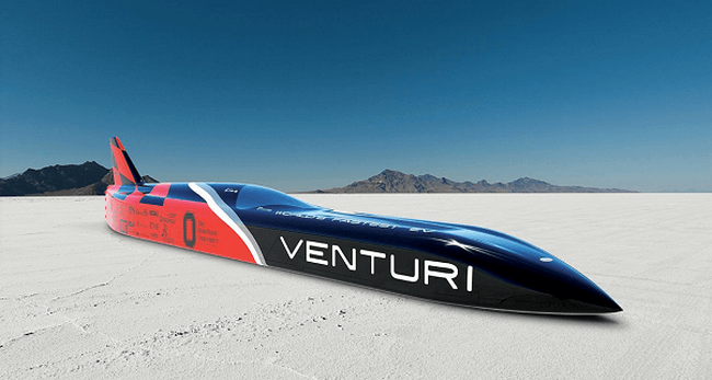 У Venturi почти готов электромобиль, развивающий скорость 600 км/ч. Фото.