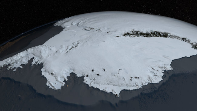 Изображение дня: Как на самом деле выглядит Антарктида. Фото.