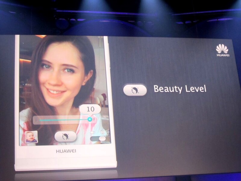 Huawei Ascend P6 beauty level