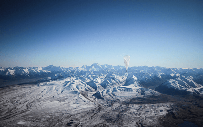 Project Loon: воздушные шары Google, или Доступный Интернет для всего мира. Фото.