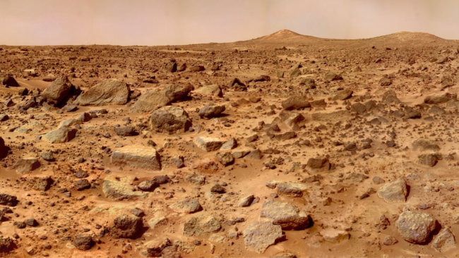 Марсианская поверхность может быть токсична для людей. Фото.