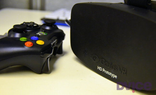 Oculus Rift обещает полное HD-погружение. Фото.