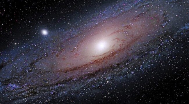 Млечный Путь и Туманность Андромеды уже сталкивались 10 млрд лет назад. Фото.