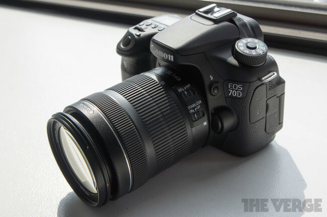 Canon представила DSLR-камеру EOS 70D для видеосъемки. Фото.