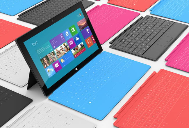 Microsoft заработала на планшетах Surface всего 853 млн долларов. Фото.
