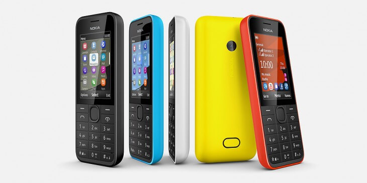 Nokia выпустила ряд недорогих телефонов без лишних функций. Фото.