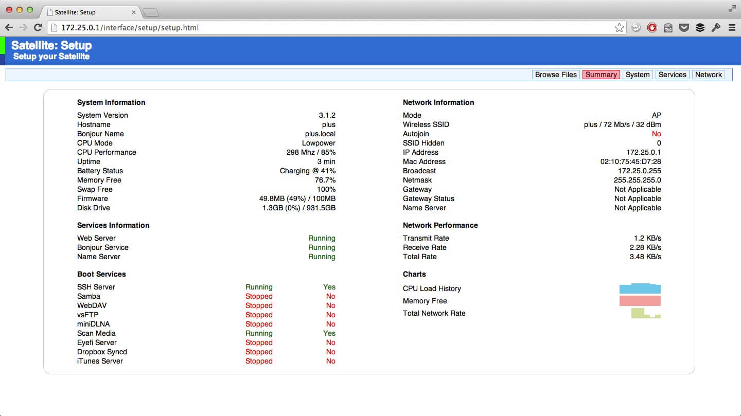 Интерфейс настроек Интерфейс настроек