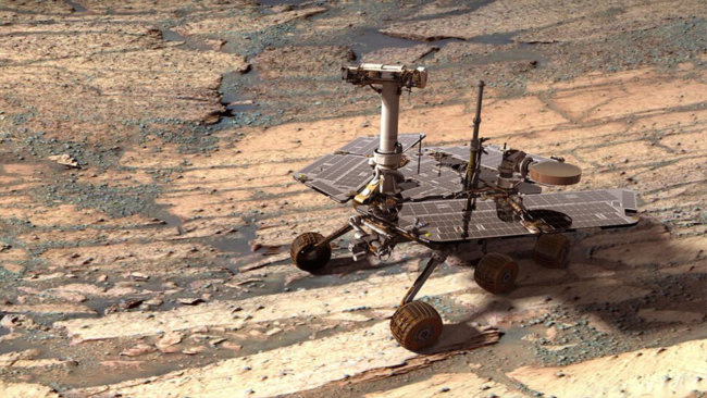 Марсоход «Оппортьюнити»: 90-дневная миссия длиной в 10 лет. Фото.