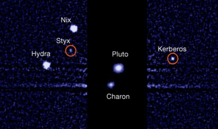 Новые луны Плутона получили официальные названия. Новые луны Плутона. Фото.