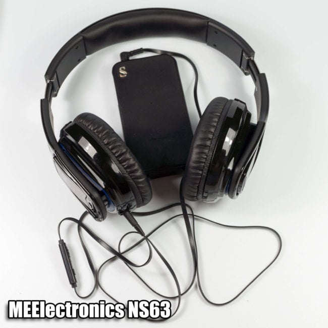 Meelectronics NS63 — наушники с активным шумоподавлением. Фото.