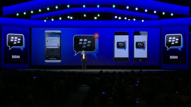 BlackBerry Messenger идет на выручку. Фото.
