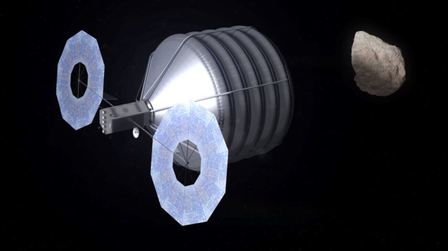 NASA показало, как и для чего собирается ловить астероиды. Фото.