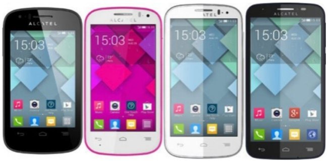 #IFA 2013 | Ассорти смартфонов Alcatel One Touch Pop C. Фото.