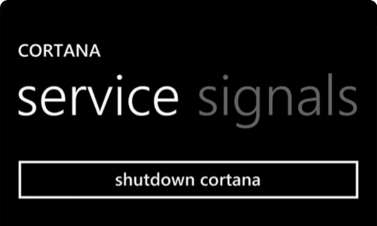 Якобы виртуальный ассистент Microsoft Cortana