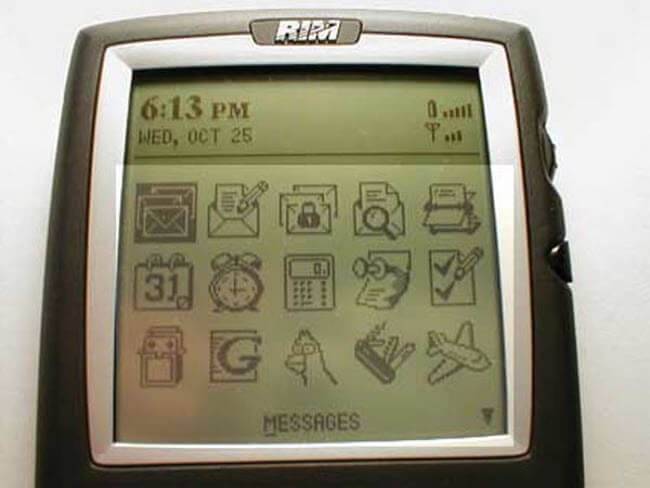 BlackBerry OS в 2000 году