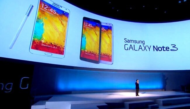 Galaxy Note 3: представлено третье поколение популярного фаблета от Samsung. Фото.