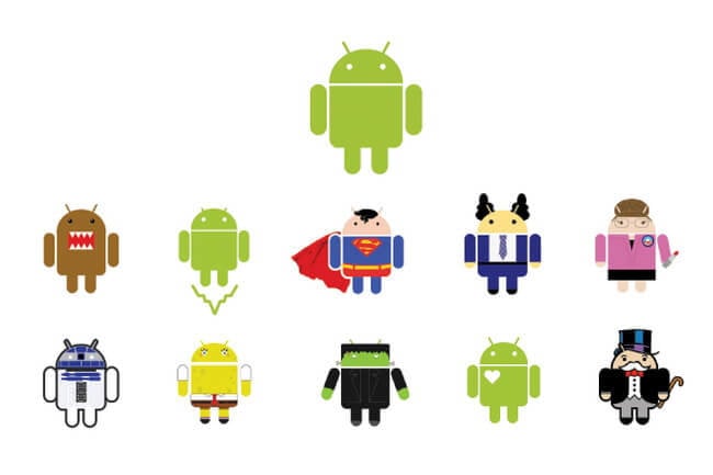 Кто создал логотип Android? Фото.