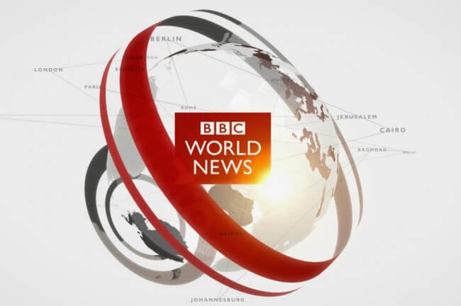 Телеканал BBC заменил оператора беспилотником. Фото.